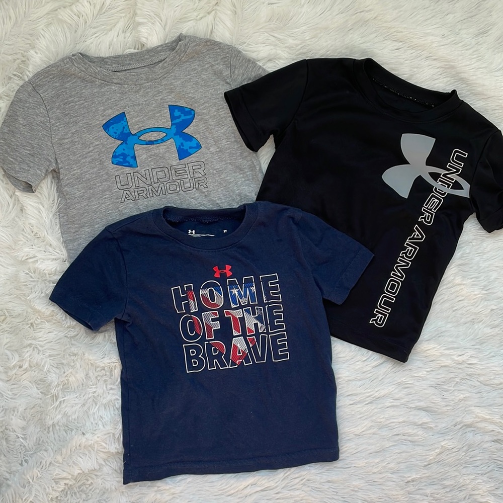 Boys Under Armour Tee Shirts